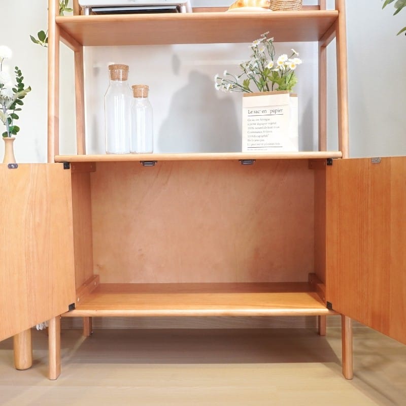 ชั้นวางของไม้ยางพารา MAAI DESIGN รุ่น SHIYOKO SHELF สีโอ๊ค_3